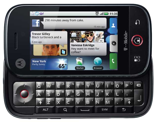 motorola cliq